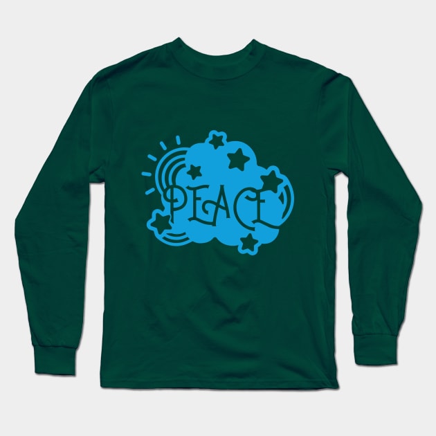 Peace Y'All Long Sleeve T-Shirt by CreativeDesignStore